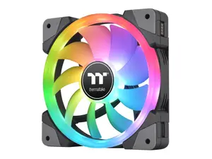 Thermaltake SWAFAN EX 14 RGB PC Cooling Fan, 500 ~ 2000 RPM, Magnetic Connection, Reversable Blades, controller included, CL-F144-PL14SW-A