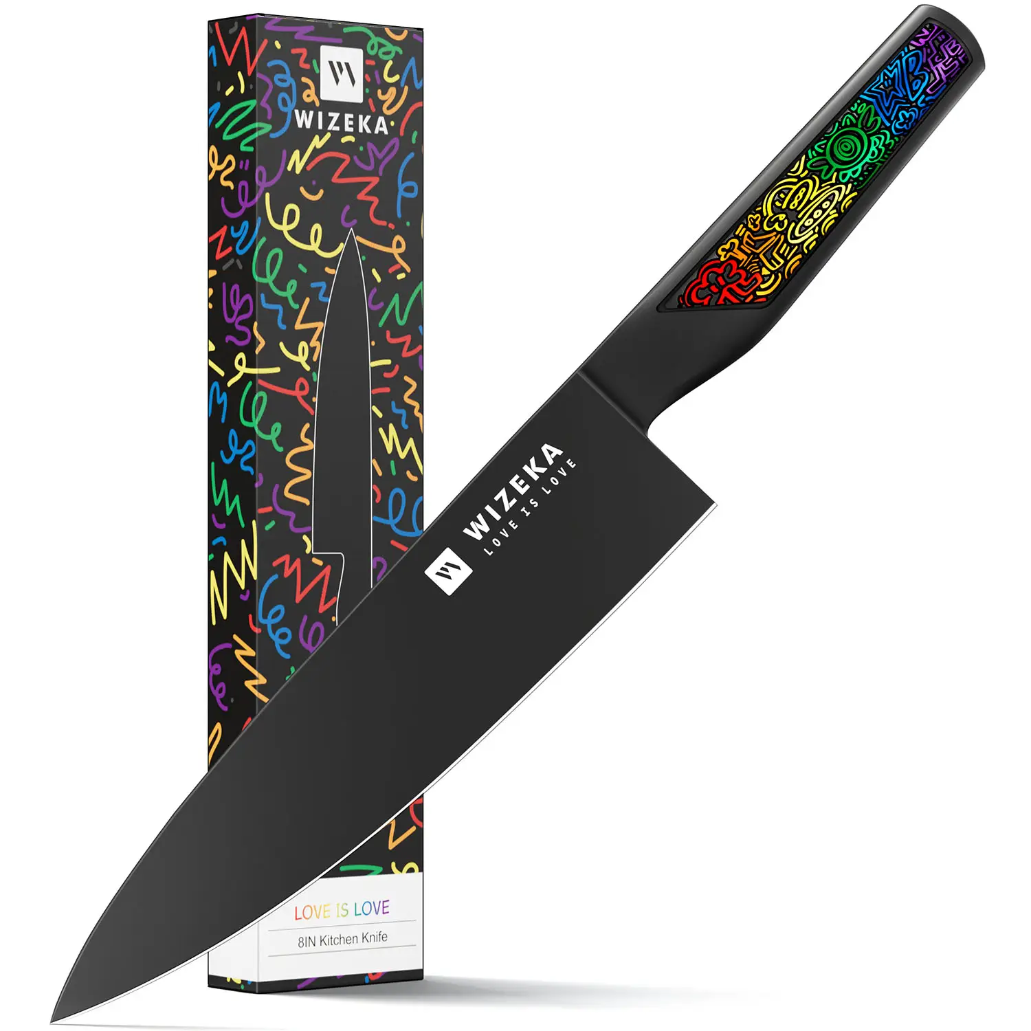 Love Knife German Stainless Steel Kitchen Knives - LOVE IS LOVE Series Single Piece Knife for Versatile Kitchen Tasks, Durable and Rust-Resistant Laye