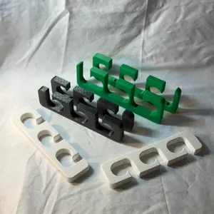 Wall Garage Door Mounted Fishing Rod Holders for Secure Storage and Easy Access