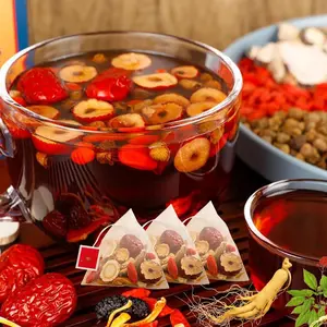 Turmeric Kidney Tea Formula Ginseng Eight Treasures Tea,Ginseng Six Treasure Teas Bags,Wolfberry,Maca, Polygonatum,Mulberry,Red Dates,Yam (30bags)