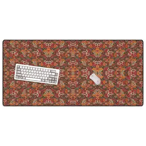 Goldenrod Complexity Mouse Pad, Computer Accessory for Office Use