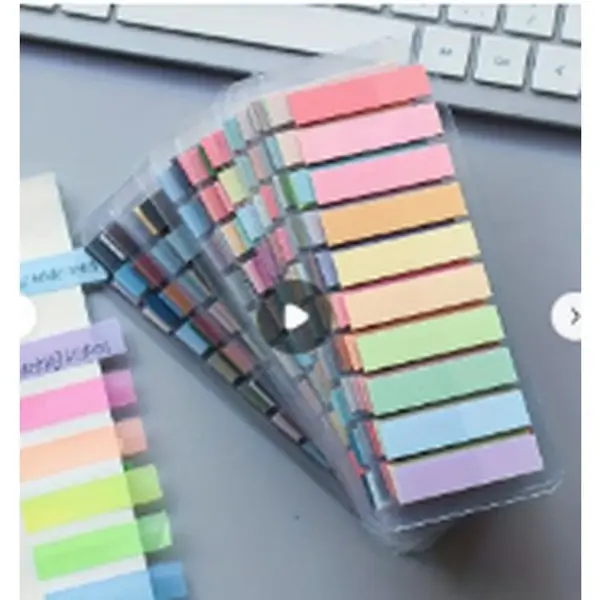 Colored Index Tabs Sticky Notes, 5 Pads