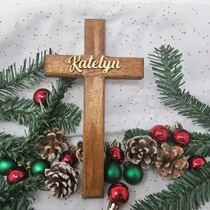 Personalized CROSS with 3D Name