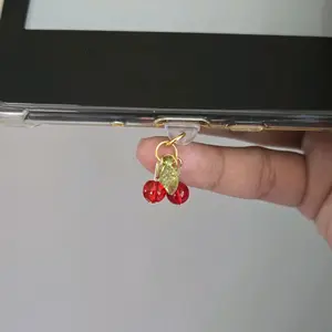 Cherries USBc dust plug charm