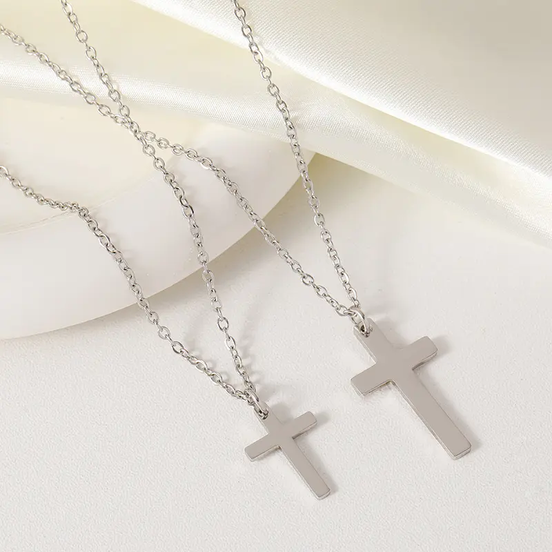 (Single) 32x17mm cross+2mm flat cross ch