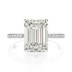 Nova Rose 925 Emerald Cut Ring - Women's  Ring