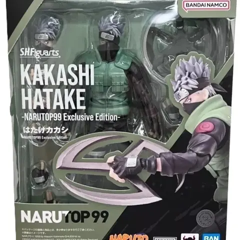 Bandai Naruto NARUTOP99 Exclusive S.H.Figuarts Kakashi Hatake Action Figure