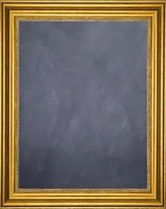 Framed Chalkboard - Gold Finish Frame