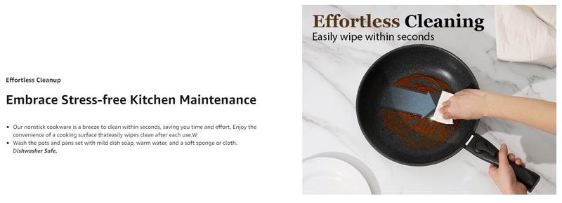 SODAY 15pcs Pots and Pans Set Non Stick, Cookware Sets with Detachable Handle, Nonstick RV Kitchen Cooking Set Removable Handles, Oven Safe,Stackable, Frying, Kitchenware,stock up on specials,TikTokShopBlackFriday SODAY 15pcs Pots and Pans Set Non Stick, Cookware Sets with Detachable Handle, Nonstick RV Kitchen Cooking Set Removable Handles, Oven Safe,Stackable, Frying, Kitchenware,stock up on specials,TikTokShopBlackFriday