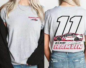 Denny Hamlin T-Shirt NASCAR, Denny Hamlin Racing Graphic Tee, NASCAR Fan Shirt For Men, Gift For Fan.