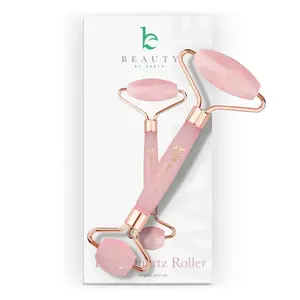 Rose Quartz Roller - Face Massager for Facial Relaxation and Skincare