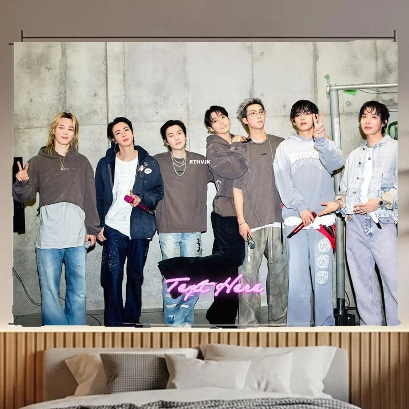 Arirang World Tour Wall Flag Tapestry, Kpop Tour Wall Banner Merch & Gift 2026