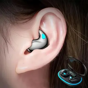 Invisible Sleep Wireless Earbuds, Effortless Comfort 5.3 Headphones, Bluetooth-compatible Connectivity, Lithium-ion Battery, Compatible with PC & Laptop, Audio, Light Weight Earbuds, Wireless Earphones