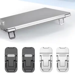 2pcs/Set Foldable Laptop Stand Portable Notebook Support Holder Adjustable Riser Cooling Bracket Universal for Laptop Tablet Computer Stand