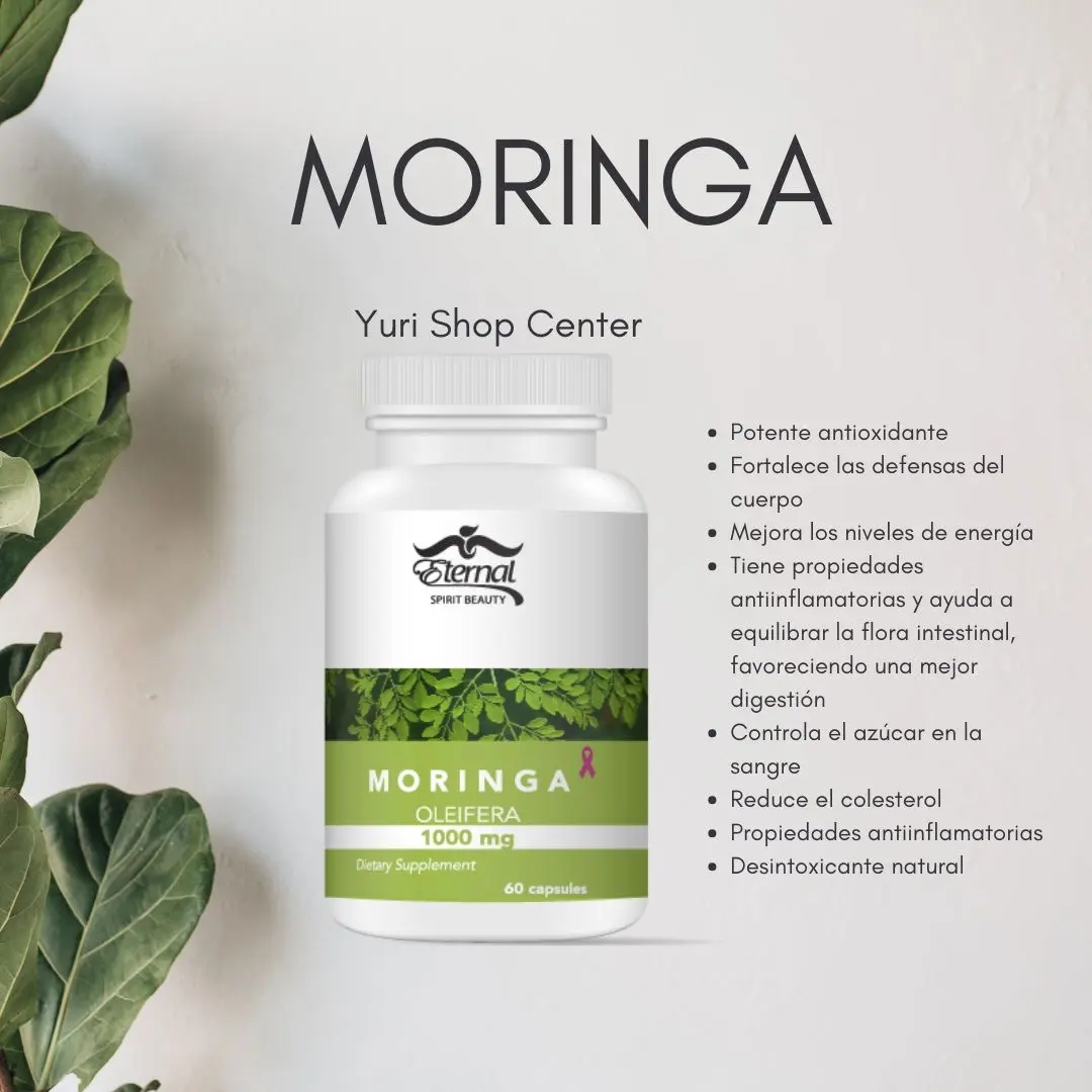Moringa Capsule Made with Pure Moringa Powder