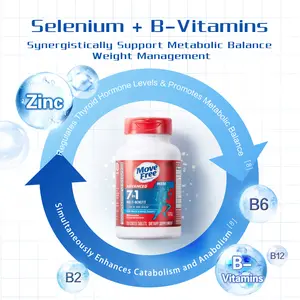 Move Free Joint Health 7-in-1 Glucosamine Chondroitin Plus Calcium Complex for Men with B-Vitamins & Dietary Supplement - 120 Pills