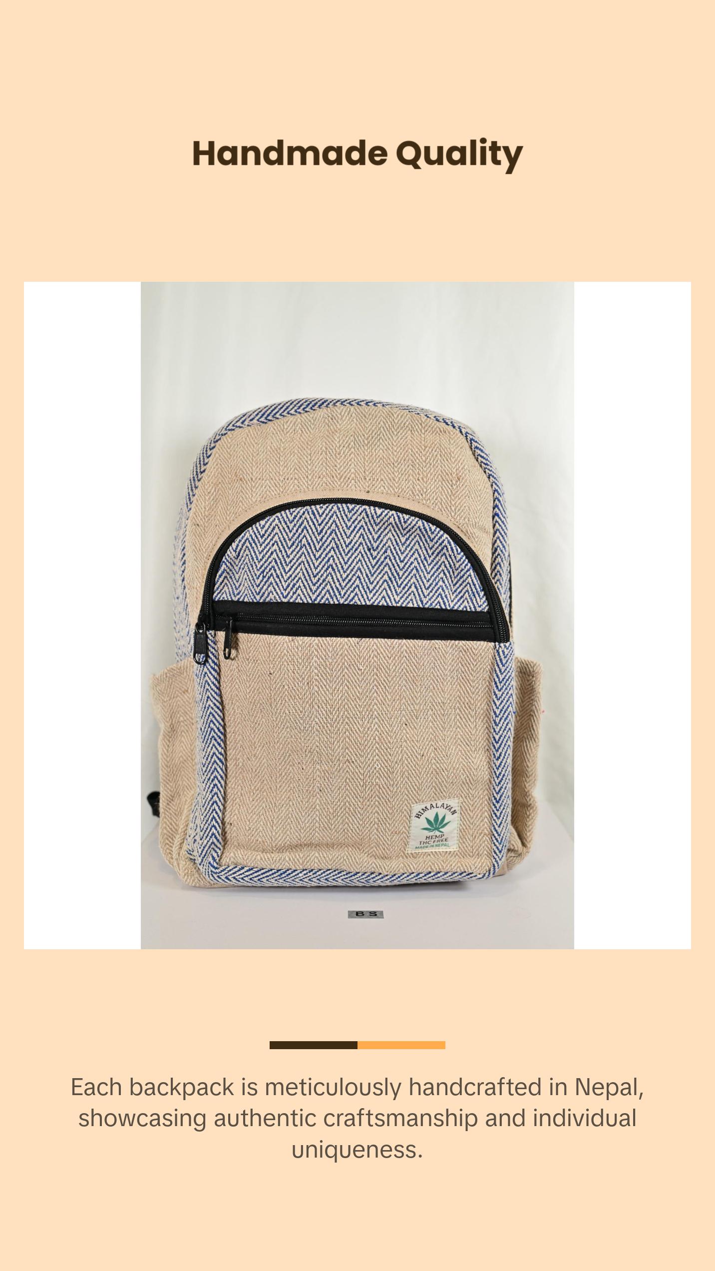 Hemp backpack