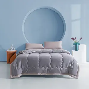 Ultra-Soft Solid Color Summer Quilt, Cool Bedding for Summer, Soft Skin-Friendly Air Conditioning Blanket, Thin All-Season Quilt, Soft Lightweight Quilts