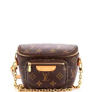 Pre-owned Louis Vuitton material Belt Bags Bum Bag Monogram Canvas Mini by Rebag