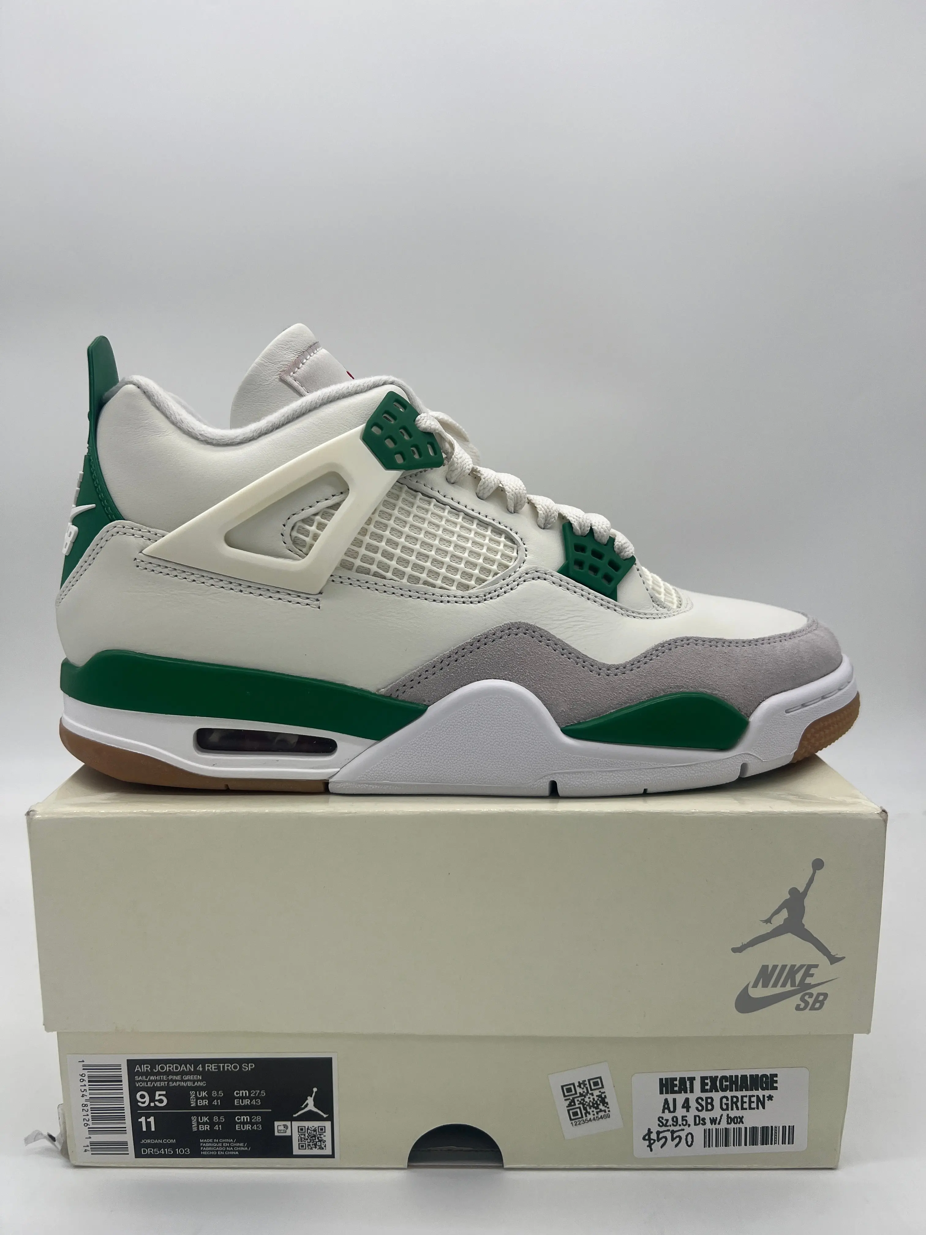 Jordan 4 Retro SB Pine Green *