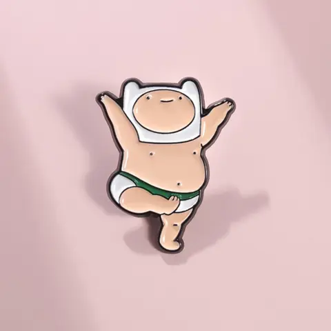 Cute Cartoon Design Lapel Brooch, Clip, Durable Metal Pins, Fashion Alloy Badge for Daily Clothing Decor, Summer 2024 Clothes Accessories for Men & Women, Fashion Accessory