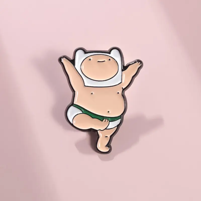 Cute Cartoon Design Lapel Brooch, Clip, Durable Metal Pins, Fashion Alloy Badge for Daily Clothing Decor, Summer 2024 Clothes Accessories for Men & Women, Fashion Accessory