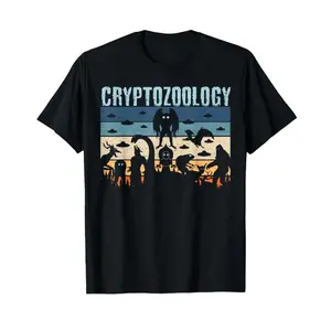 Bigfoot Nessie Mothman and Cryptid Monsters! Cryptozoology T-Shirt