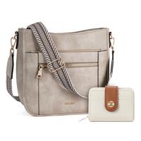 Grey+Beige Brown Wallet