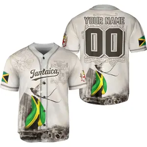 Personalized Jamaica Baseball Jersey, Jamaica Jerseys for Men, Jamaica Jersey Baseball, Unisex Shirt