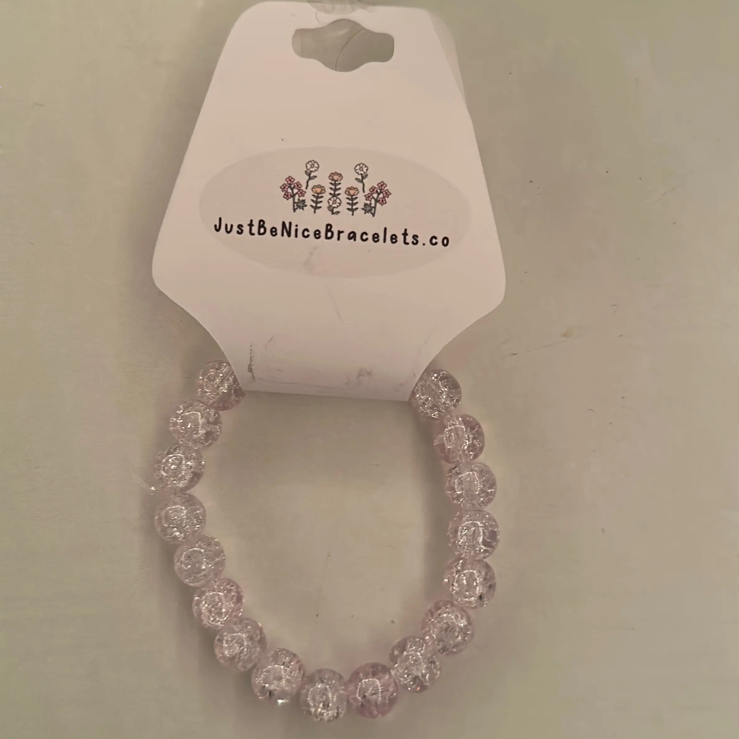 Crystal pink bracelets