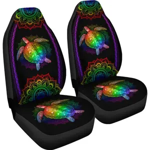 Turtle Rainbow Car Seat Covers