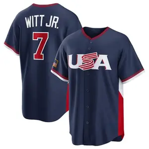 Men’s Witt JR. #7 Baseball Jersey 2026 Baseball Classic USA Navy Fan Shirt #Baseball #USA #baseballjersey #tiktok #fashion