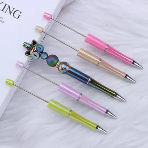 7 Pens  UV Opal  Beadable Pens WHOLESALE BULK Beaded Ballpoint Pen 1.0mm Medium Suitable for DIY with Beads and Focals Ships from California Writing Tools Stationery