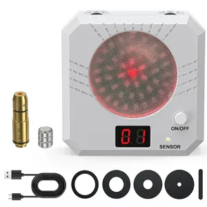 1set 9mm Laser Cartridge + Laser Counting Target Set - [Multi-Caliber] Dry Fire Laser Training System - Four Difficulty Settings - with Flash And Sound Feedback - Improve Shooting Skills At Home - Less Than 5mw Laser Power