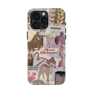 Merry Christmas Phone Case, Christmas Reindeer Cover, Christmas Cookie Case, Samsung Gifts For Her, Coquette iPhone Accessories