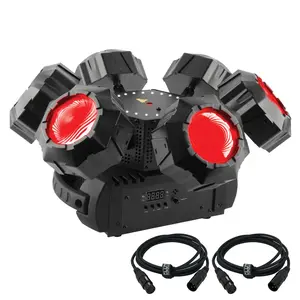 Chauvet DJ Helicopter Q6 Rotating Multi-Effect Light with Beams, Strobe, and Laser Package