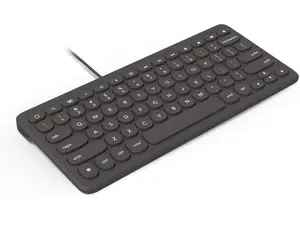 Zagg Connect Keyboard 12C - Compact Type-C Wired Desktop Keyboard for Universal Compatibility