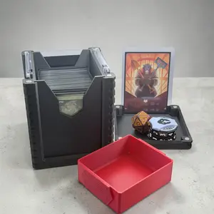 Monolith DeckDock – Holds 100 Double-Sleeved Cards, Dice, Top Loaders, Slabs