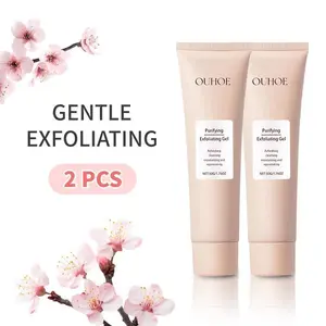 【C2】Purifying Exfoliating Gel , facial exfoliating clean, clean pores Skincare Facial Scrub Gentle Hydrating Cleanser Soothing Radiant Smoother