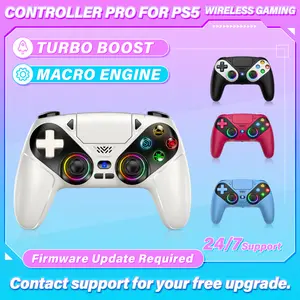 Drift Calibration Video Below Christmas Variety Pack Wireless Gaming Controller Pro for PS5 with LED RGB Light– Compatible with Playstation 5,Dual Vibration, Motion Sensing, Programmable Buttons & 1000mAh Fast-Charging Battery,TikTokShopStockUp