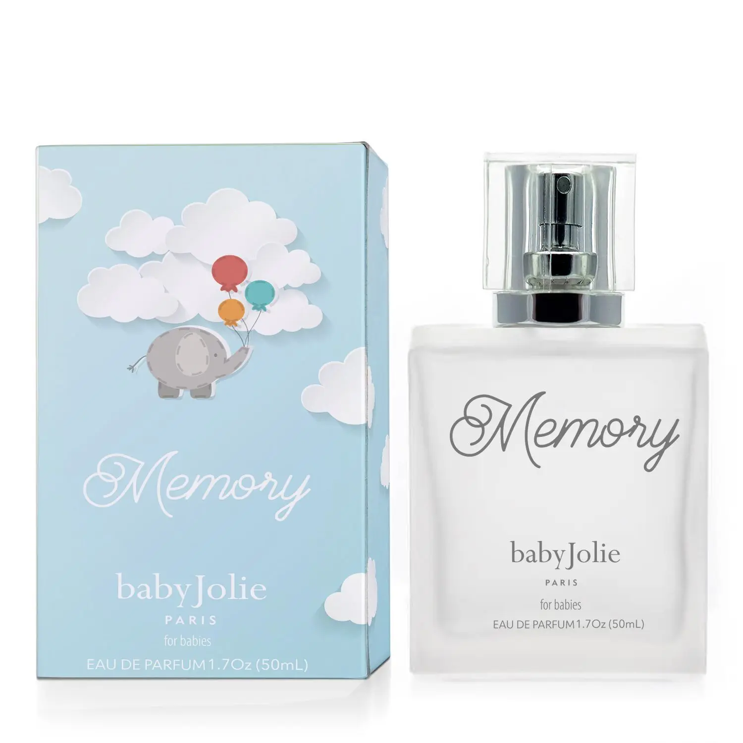 Baby Jolie Le Jolie Memory Baby Perfume 1.7Oz - Alcohol-Free Formula for Delicate Skin | Made USA