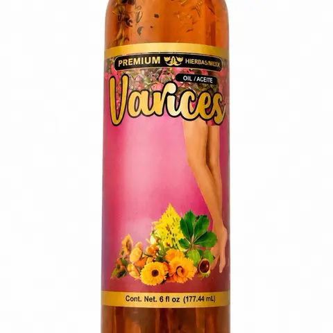 Aceite de Varices Varicose Veins Body Oil Premium Natural 30 ML. Massage Oil Masaje Organic Oil Body Care Oil