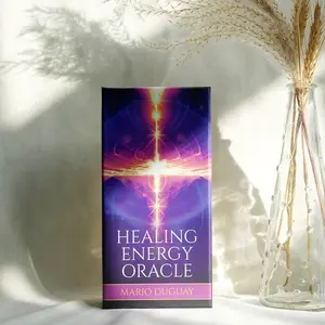 Healing Energy Oracle Card, 1 Box Portable Tarot Card Game, Multiplayer Interactive Card Game, Fun Card Game for Adults, Card Deck