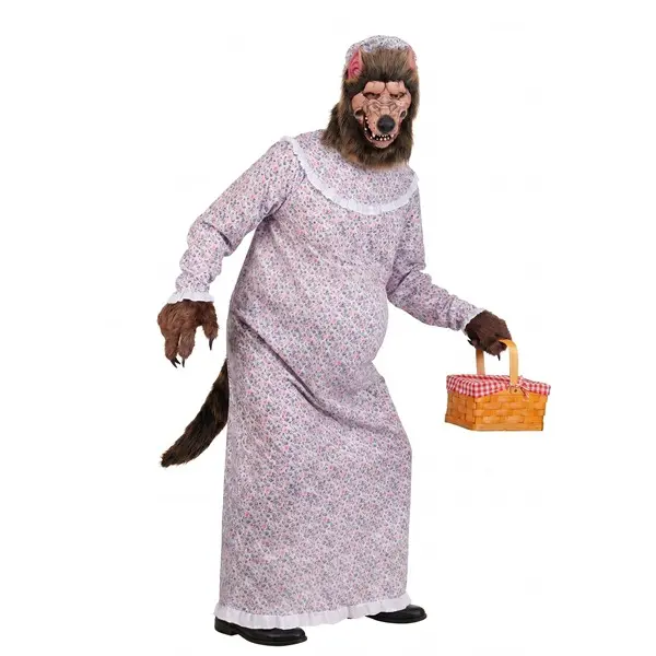 Men's Granny Wolf Costume