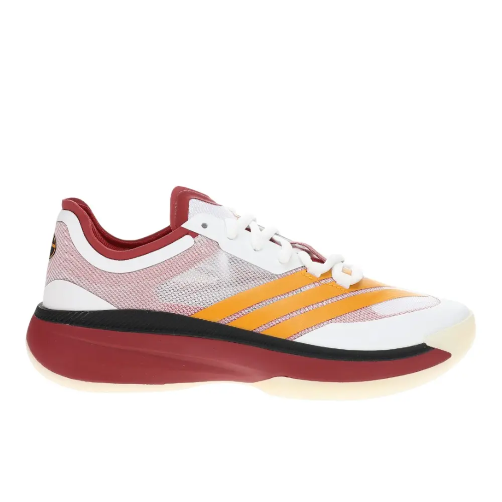 adidas Mens Adizero Select 3.0 Grambling State Tigers Basketball Sneakers Shoes - White