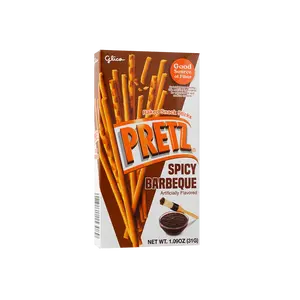 GLICO Spicy Barbeque Pretz - Baked Pretzel Sticks, 1.09oz Snack Flavor