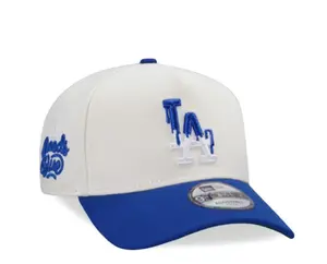 New Era Los Angeles Dodgers Bleed Blue Chrome Two Tone Edition 9Forty A Frame Snapback Cap