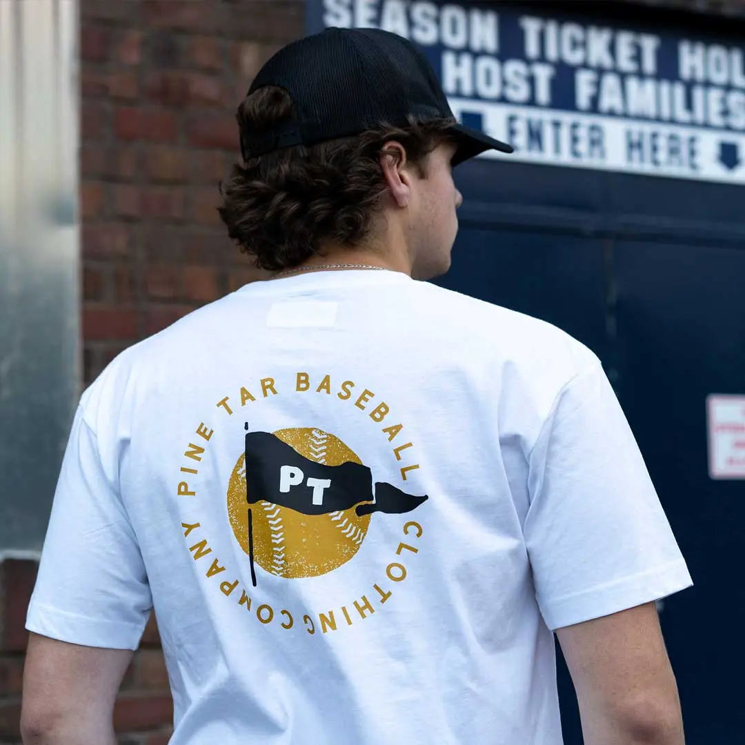 Classic Pennant Baseball Tee | Pine Tar Clothing