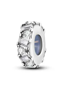 Rhinestone Decorated Spacer Bead, Fashionable DIY Jewelry Making Accessories for Women & Girls, Trendy All-match & Exquisite DIY Jewelry for Birthday Gift