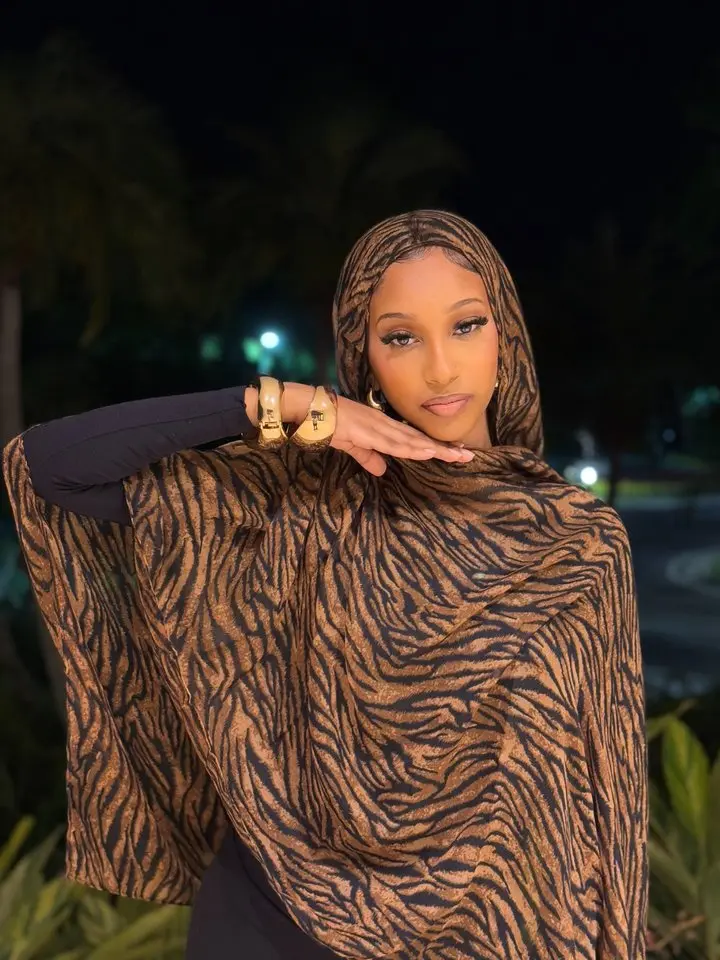 Zebra Print Hijab - Stylish and Comfortable Headscarf for Women